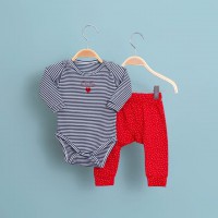 Conjunto Body Calça Corações